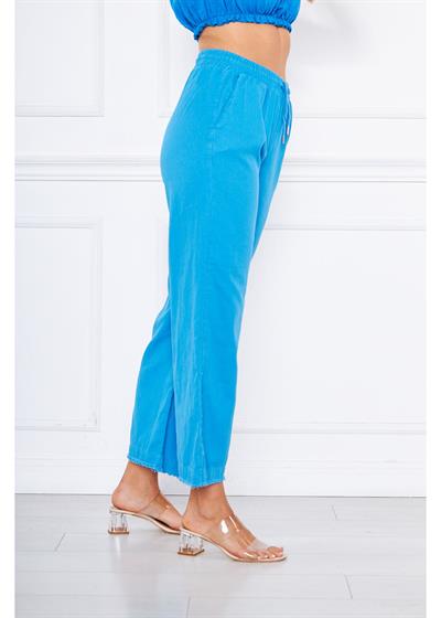 Paça Püsküllü Gabardin Pantolon