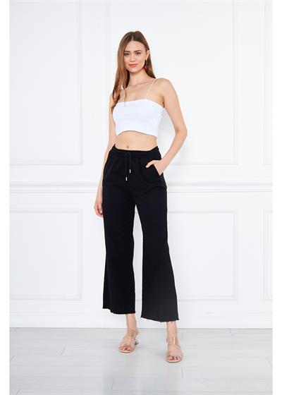 Paça Püsküllü Gabardin Pantolon