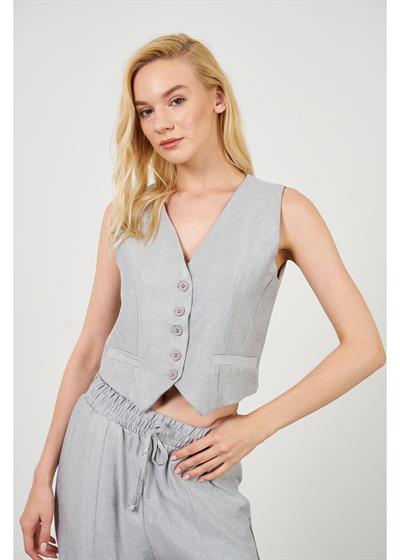 Pensli Diyagonal Yelek