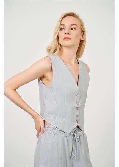 Pensli Diyagonal Yelek