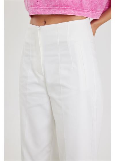 Pensli Yüksek Bel Atlas Pantolon