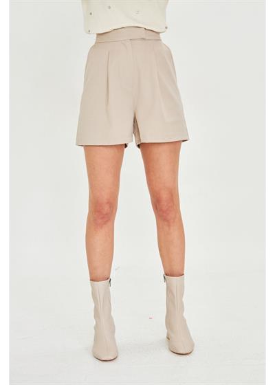 Pileli Şort 