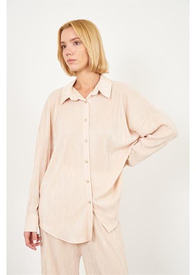 Piliseli Örme Gömlek 