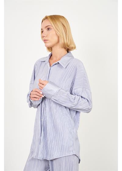 Piliseli Örme Gömlek 