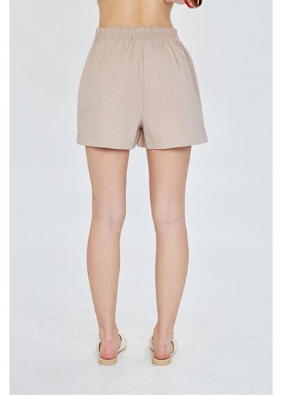 Poliviskon Şort Etek 