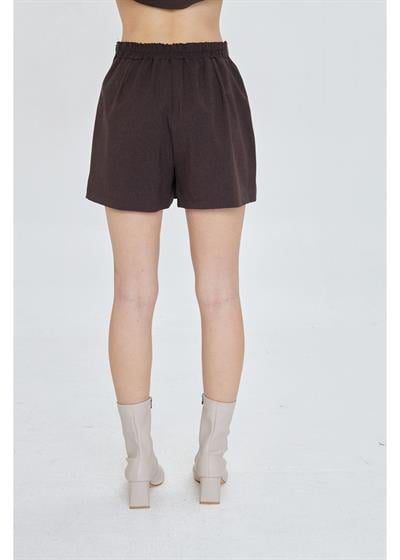 Poliviskon Şort Etek 