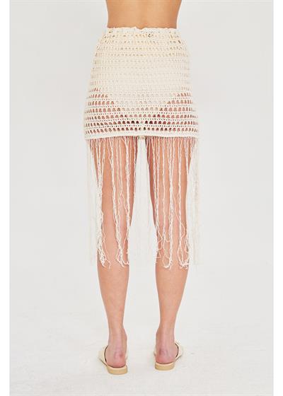 Püsküllü Ajurlu Etek 