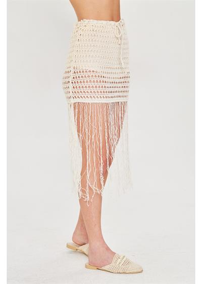 Püsküllü Ajurlu Etek 