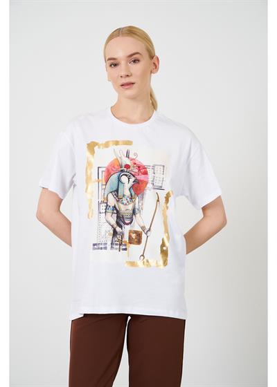 Ra Baskılı Süprem T-Shirt
