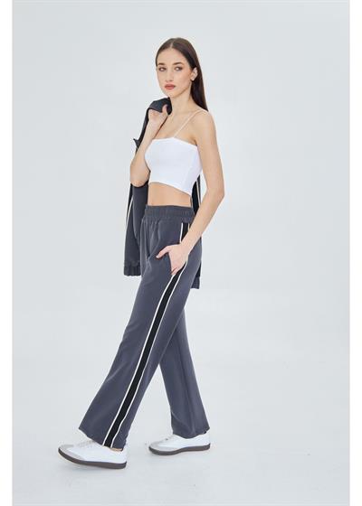 Şeritli Modal Eşofman Altı 