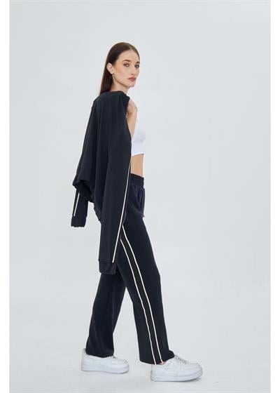 Şeritli Modal Eşofman Altı