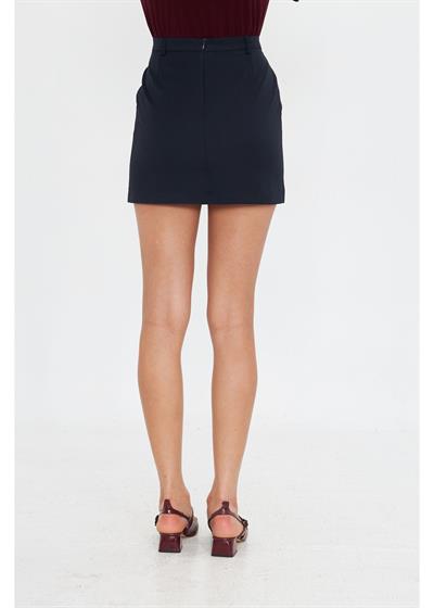 Süs Patletli Kısa Etek 