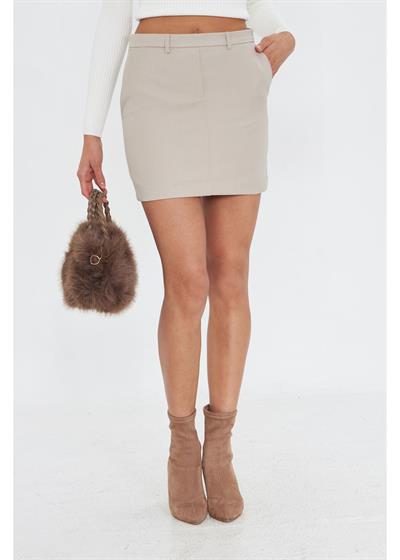 Süs Patletli Kısa Etek 