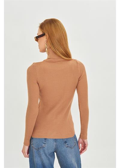 Tam Balıkçı Yaka Kazak 