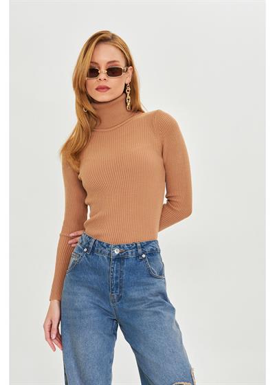 Tam Balıkçı Yaka Kazak 