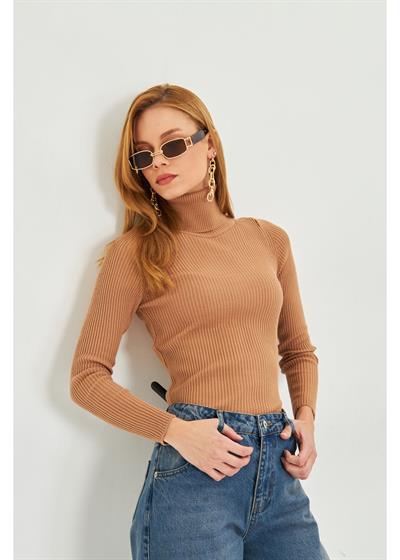 Tam Balıkçı Yaka Kazak 