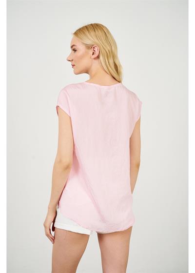 V Yaka Sıfır Kol Bluz