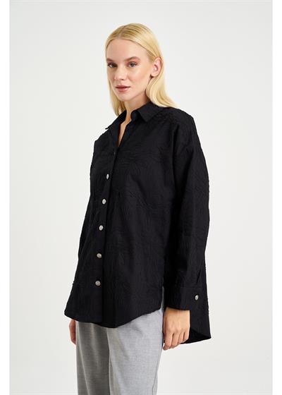 Zincir Süzene Gabardin Gömlek 