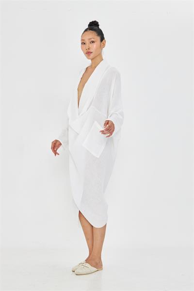 Cepli Düz Bohem Tunik