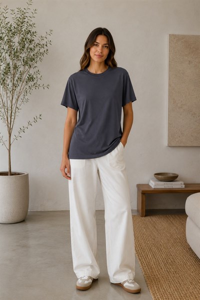 Oversize Basic Modal Tişört