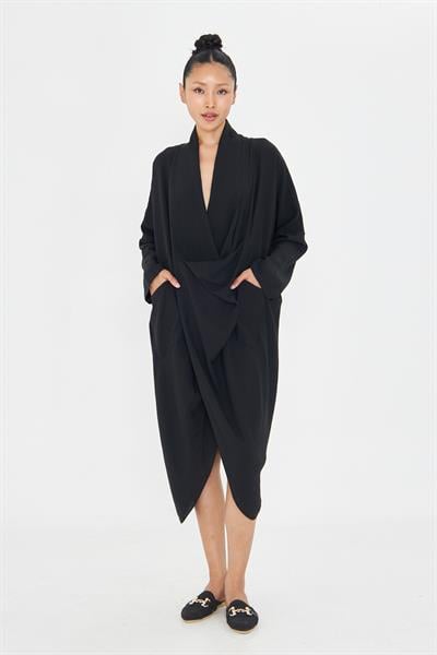 Cepli Düz Bohem Tunik