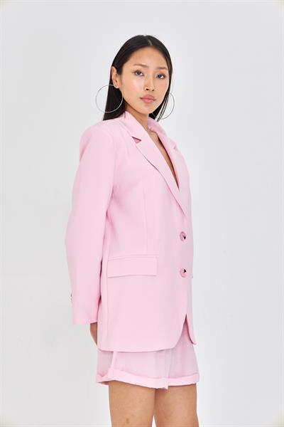 Arkası Yırtmaçlı Modal Ceket