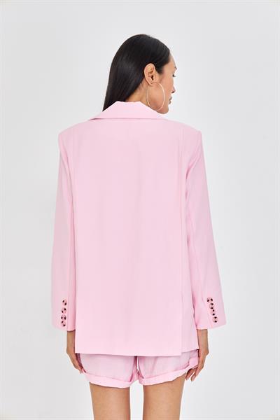 Arkası Yırtmaçlı Modal Ceket