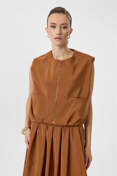 Pili Detaylı Paraşüt Yelek