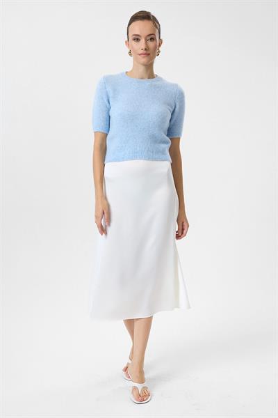 Kısa Kollu Crop Triko