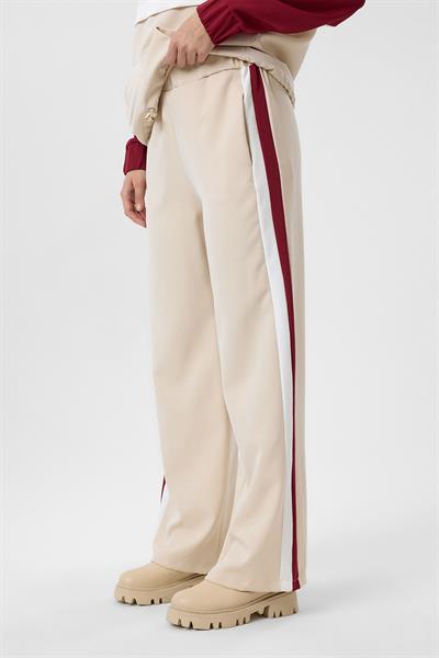 Üç Renkli Cepli Atlas Eşofman Altı