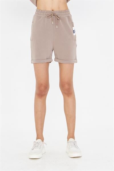 Bağcıklı Lastikli Modal Şort