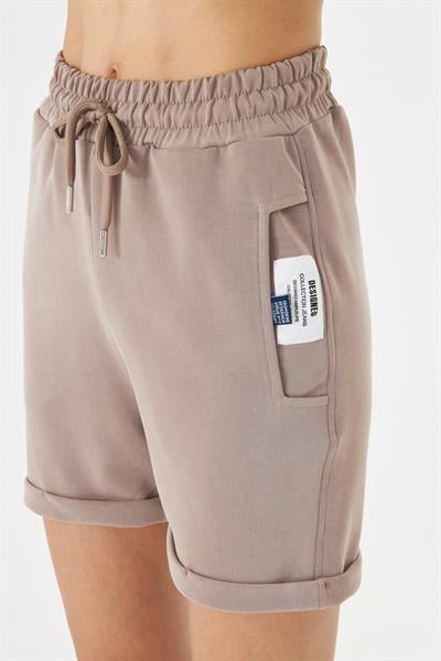 Bağcıklı Lastikli Modal Şort