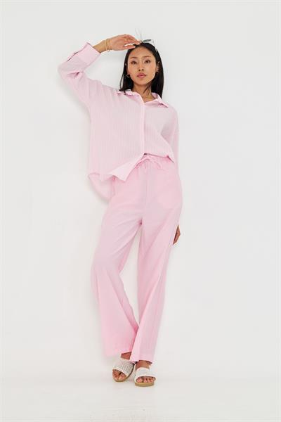 Bağcıklı Yan Cepli Modal Pantolon