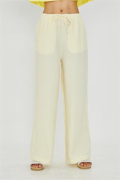 Bağcıklı Yan Cepli Modal Pantolon