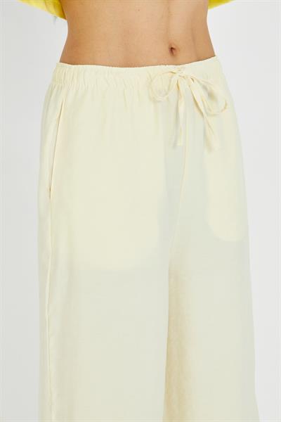 Bağcıklı Yan Cepli Modal Pantolon