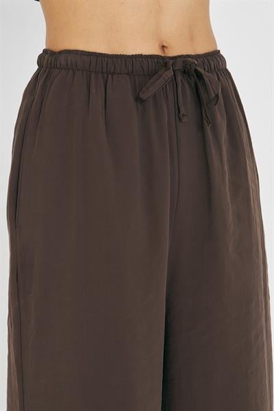 Bağcıklı Yan Cepli Modal Pantolon