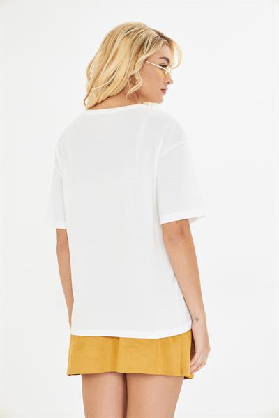 Baskılı Basic T-Shirt