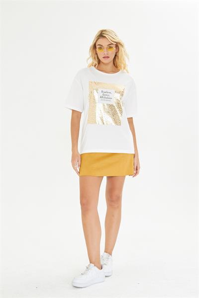 Baskılı Basic T-Shirt