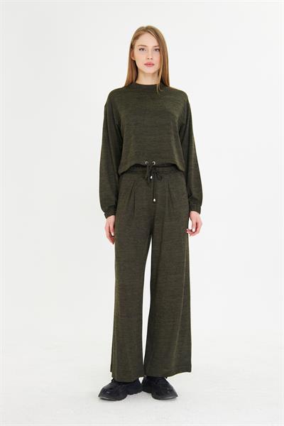 Beli Kuş Gözlü Triko Bluz 