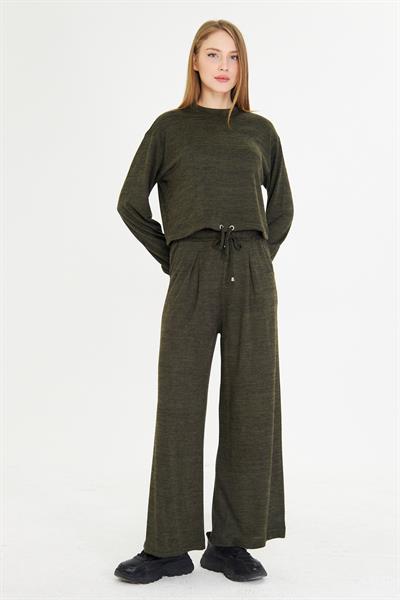 Beli Kuş Gözlü Triko Bluz 