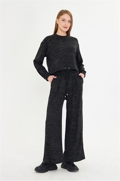 Beli Kuş Gözlü Triko Bluz 