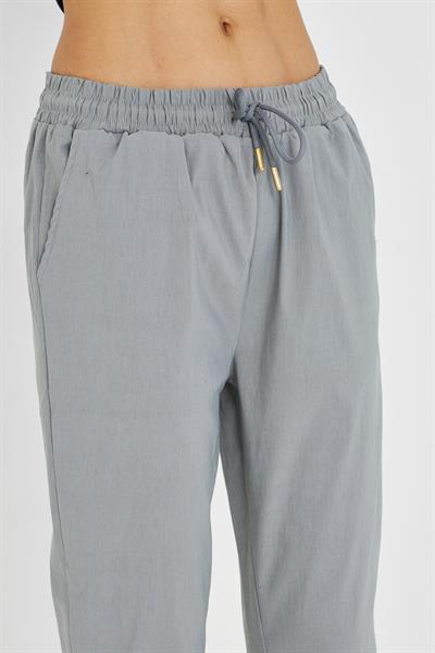 Beli Lastikli Fleto Cepli Pantolon