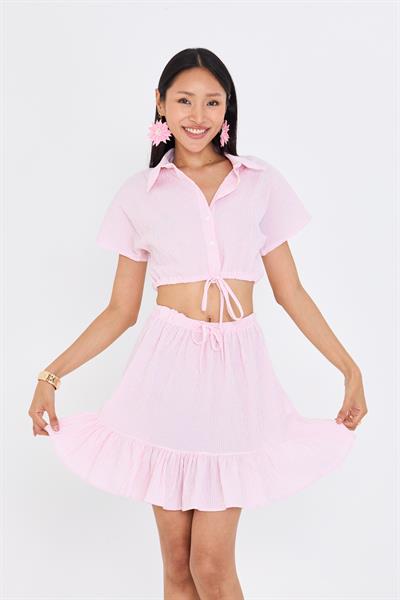 Beli Lastikli Gofre Etek