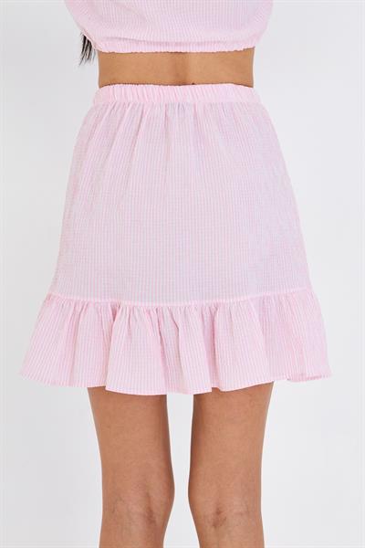 Beli Lastikli Gofre Etek