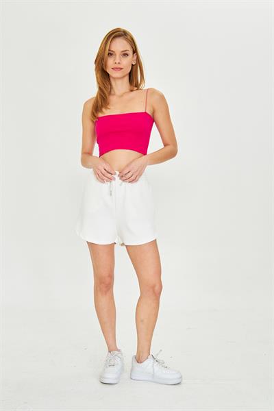 Beli Lastikli Modal Şort 