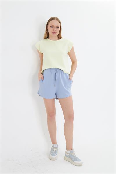 Beli Lastikli Modal Şort 