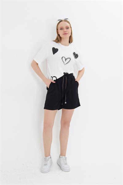 Beli Ribanalı Soft Şort 