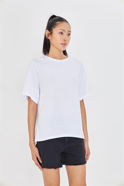 Bisiklet Yaka Basic T-Shirt