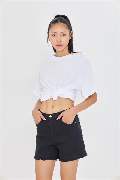 Bisiklet Yaka Basic T-Shirt