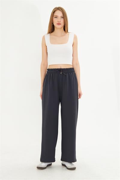 Bol Paça İki İplik Eşofman Altı 